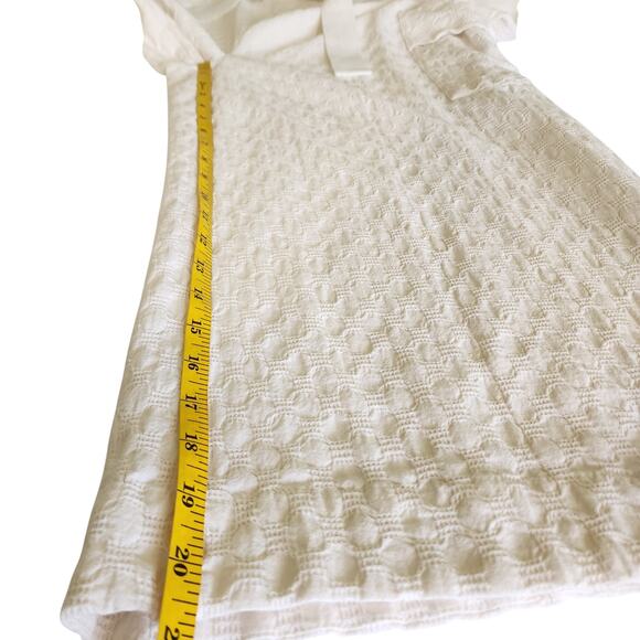 Free People Womens She's A Catch Jumpsuit Size Small White Wide Leg Tie Waist - Picture 12 of 13